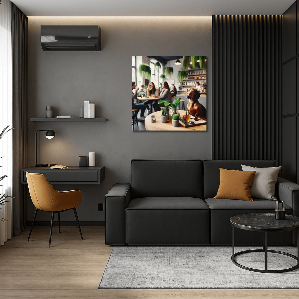 Coffee Idyll: Modern Comfort and Friendly Conversation in the Interior