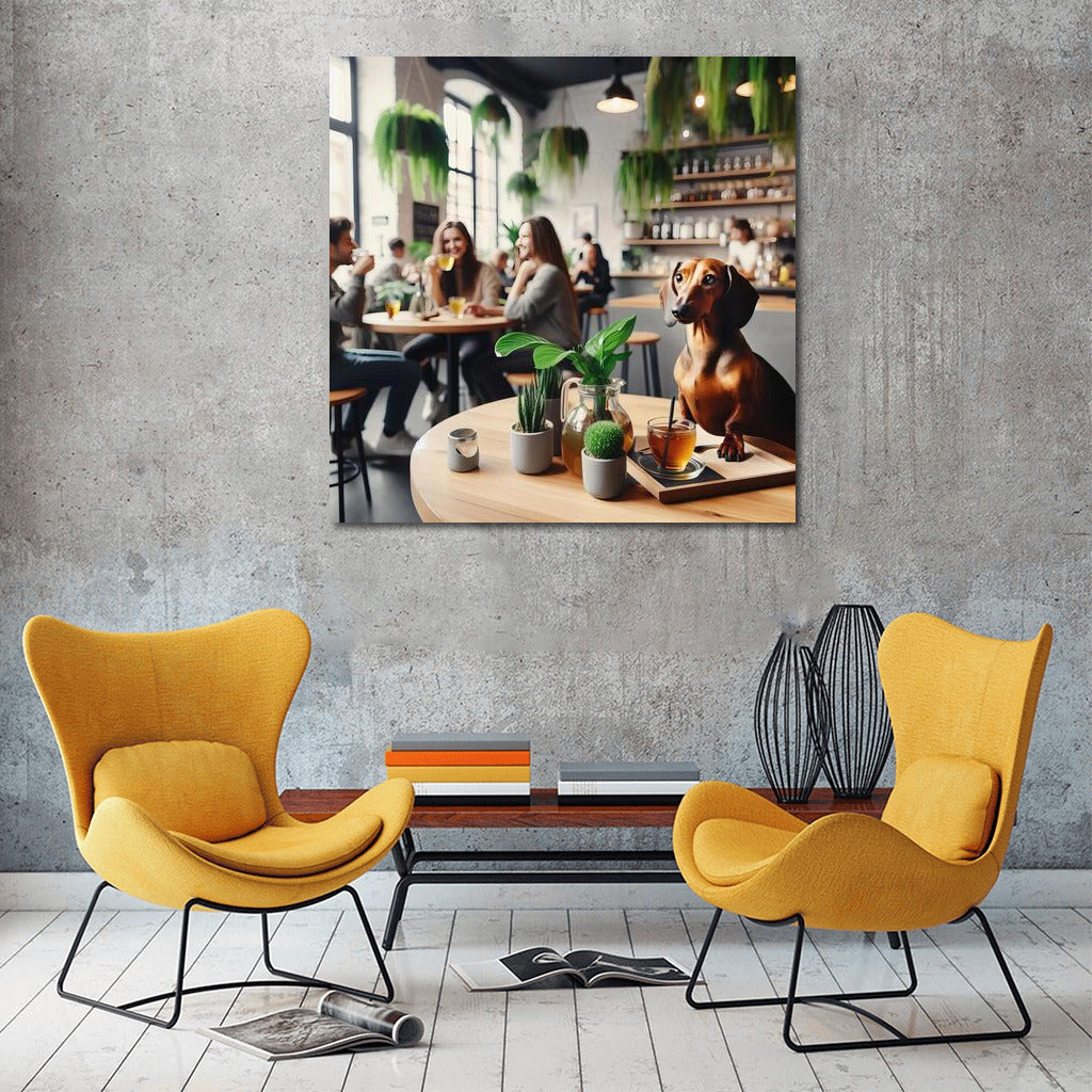 Coffee Idyll: Modern Comfort and Friendly Conversation in the Interior