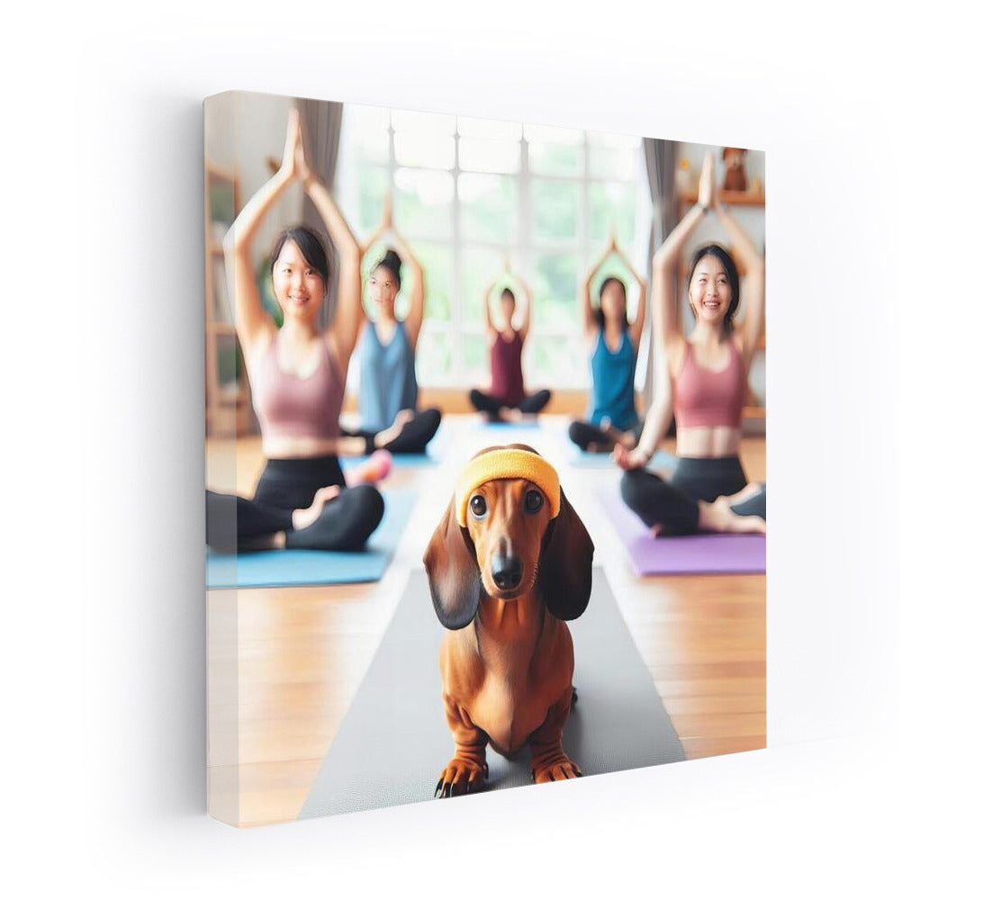 Meditating Dog: Harmony and Smile for Your Interior