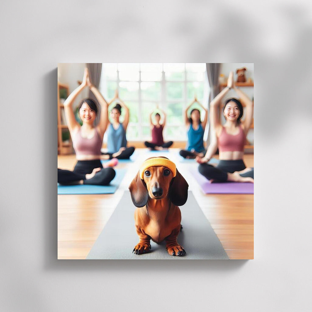 Meditating Dog: Harmony and Smile for Your Interior