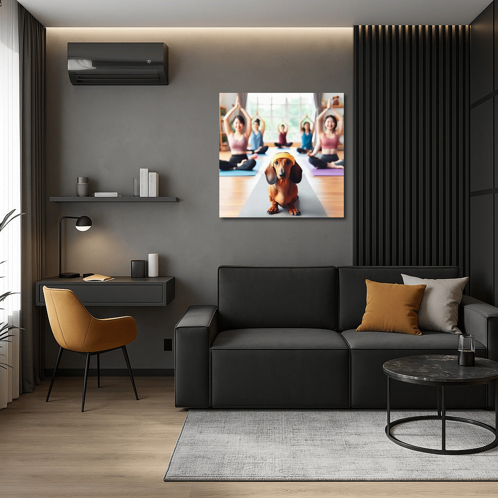 Meditating Dog: Harmony and Smile for Your Interior