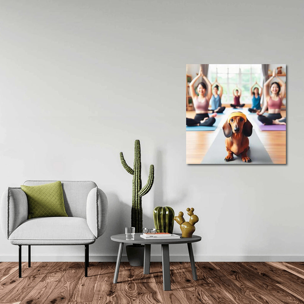 Meditating Dog: Harmony and Smile for Your Interior