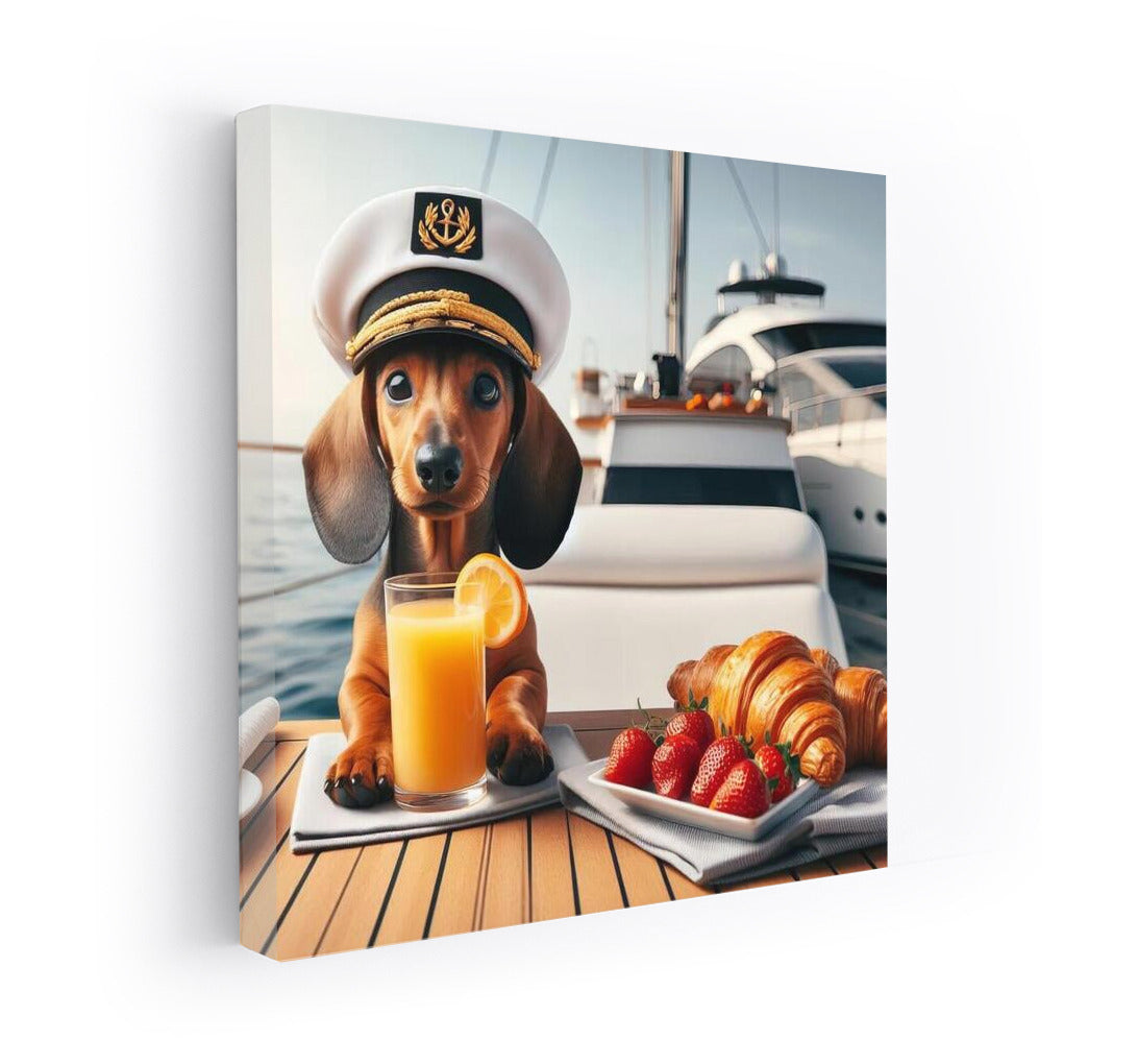 Captain on a Yacht: Marine Humor for Interiors