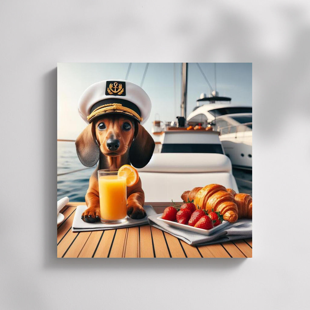 Captain on a Yacht: Marine Humor for Interiors
