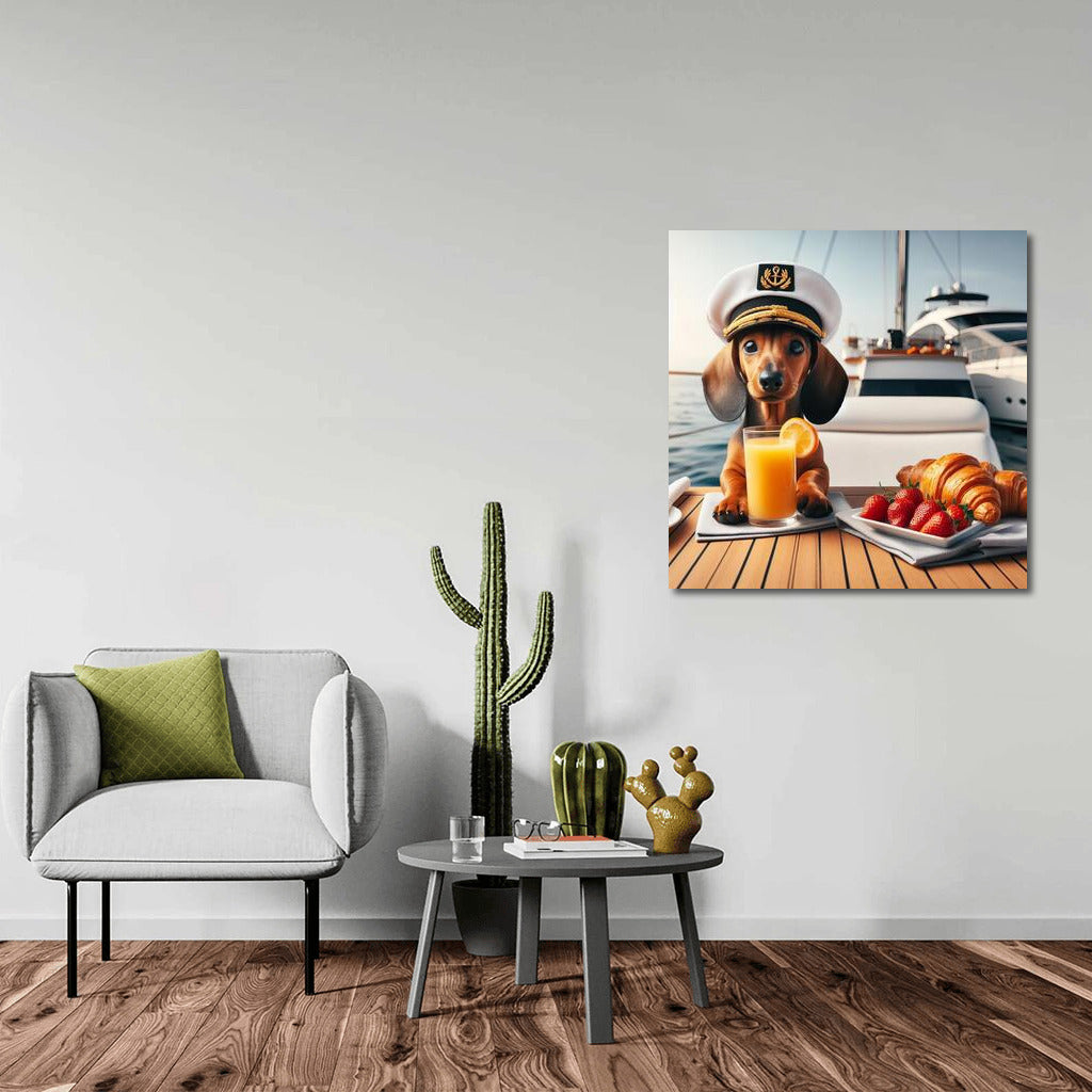 Captain on a Yacht: Marine Humor for Interiors