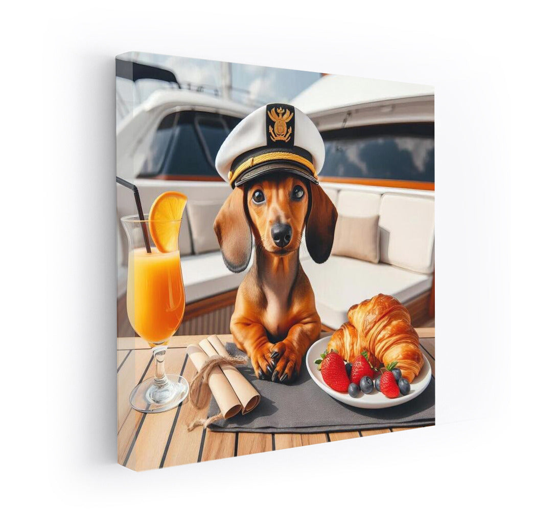 Dog-Captain on a Yacht: Charm and Style for Your Interior