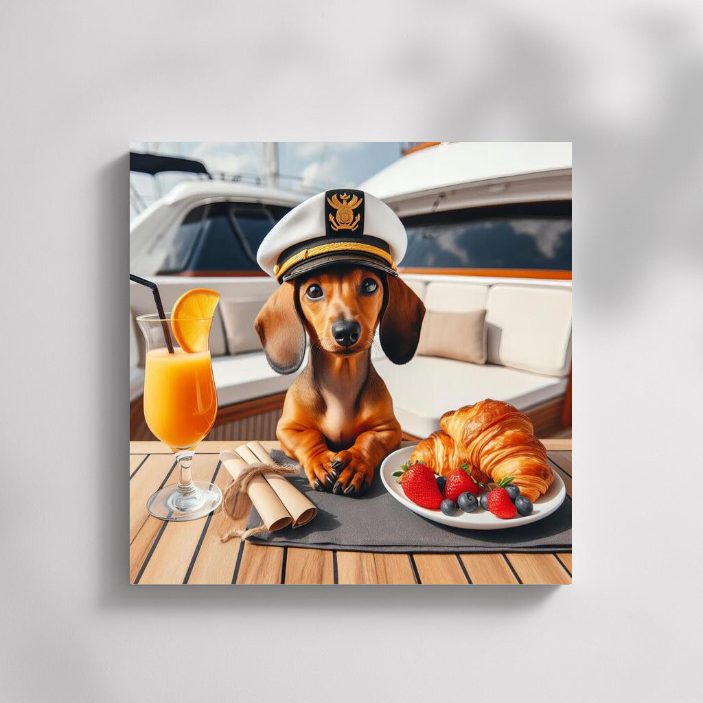 Dog-Captain on a Yacht: Charm and Style for Your Interior