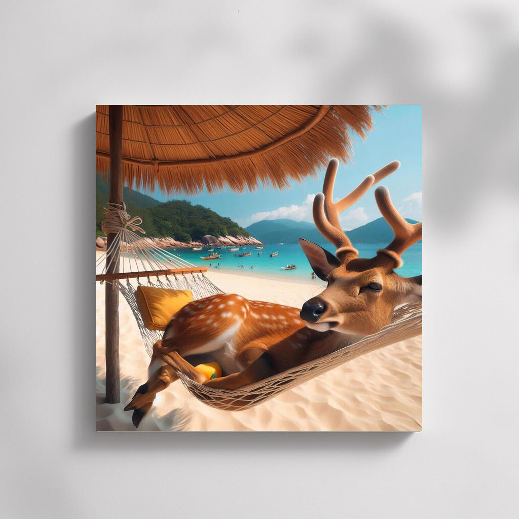 Deer in a Hammock: Summer Beach Vacation