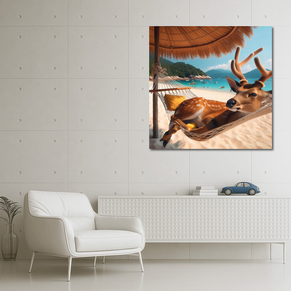Deer in a Hammock: Summer Beach Vacation