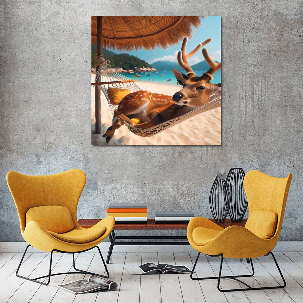 Deer in a Hammock: Summer Beach Vacation