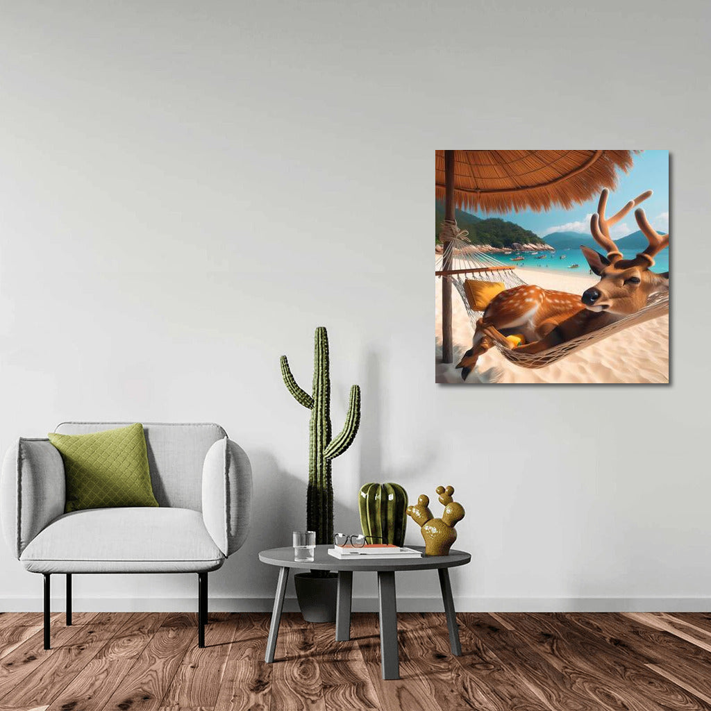 Deer in a Hammock: Summer Beach Vacation