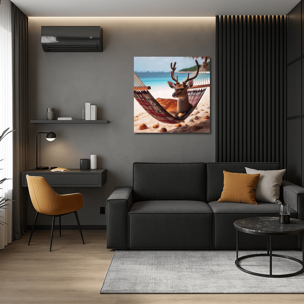Deer in a Hammock: Summer Beach Vacation