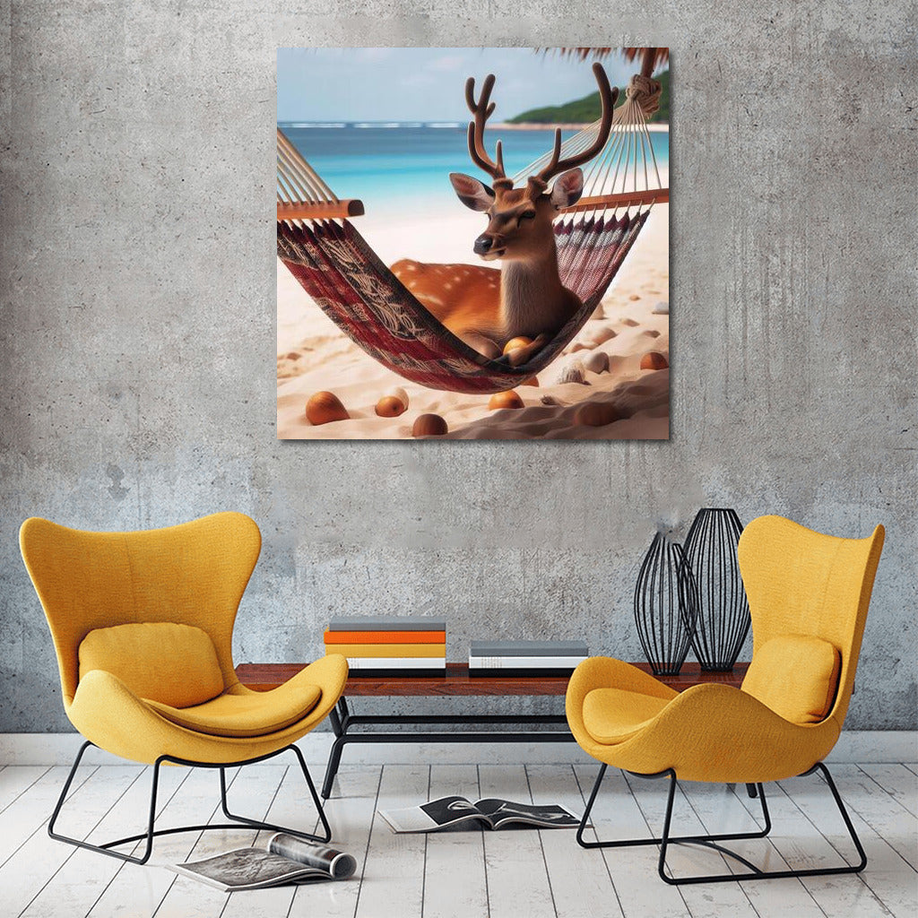 Deer in a Hammock: Summer Beach Vacation
