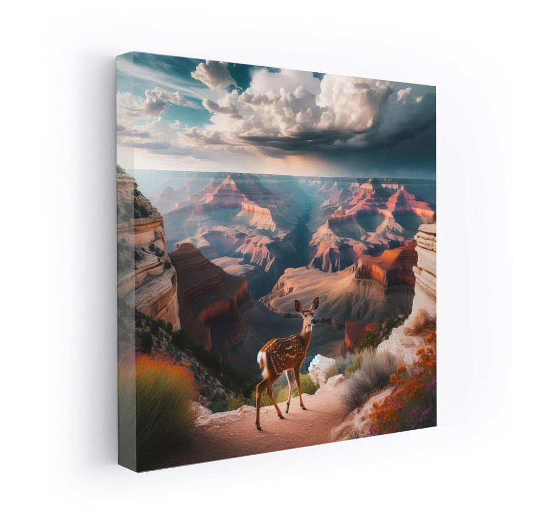 Deer in the Grand Canyon: A Journey Through Layered Rocks