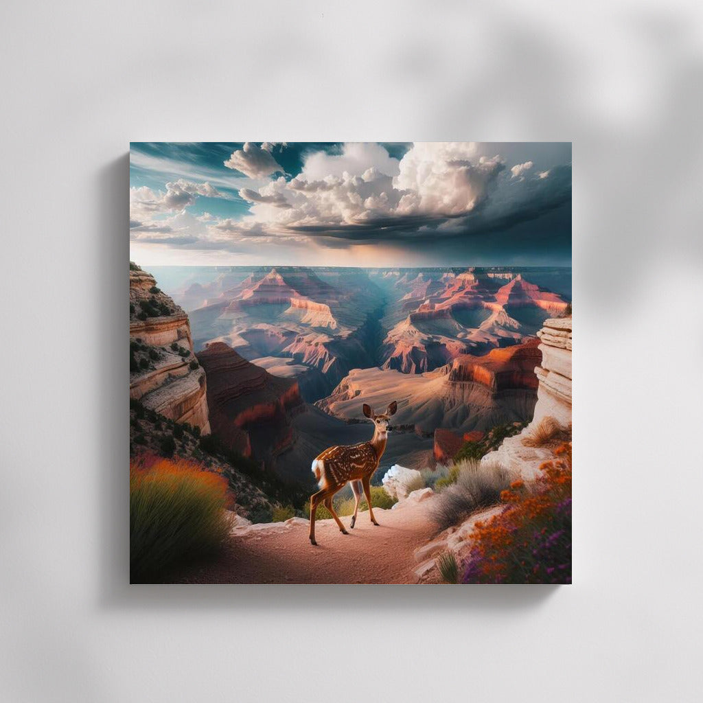 Deer in the Grand Canyon: A Journey Through Layered Rocks