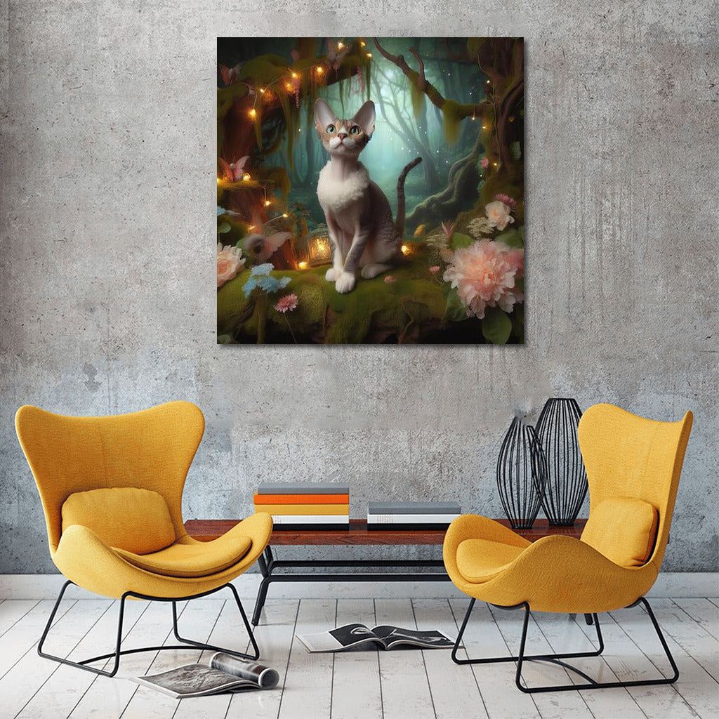 Devon Rex in the Enchanted Forest: A Fairytale Atmosphere for Your Home