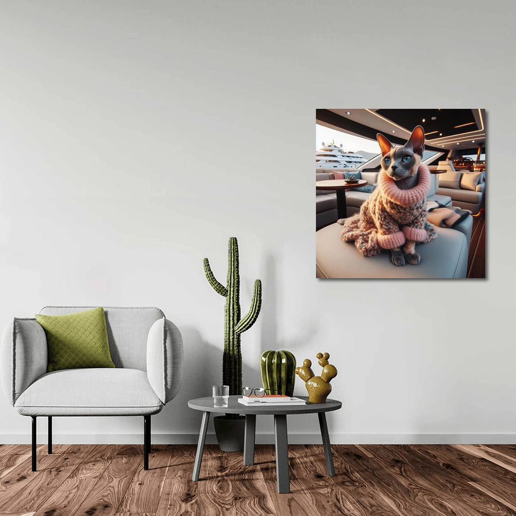 Devon Rex on a Yacht: Elegance and Style in the Interior