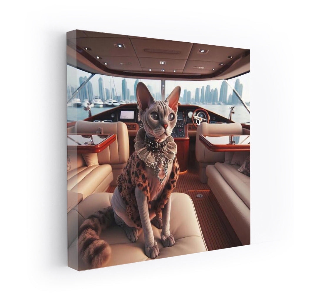 Devon Rex on a Yacht: Elegance and Comfort on Board