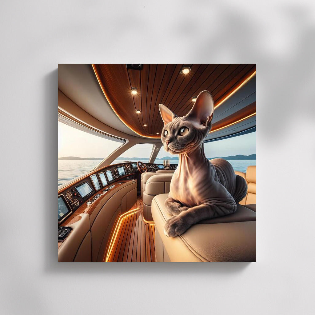 Devon Rex on a Yacht: Elegance and Luxury for the Interior