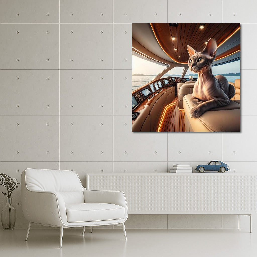 Devon Rex on a Yacht: Elegance and Luxury for the Interior