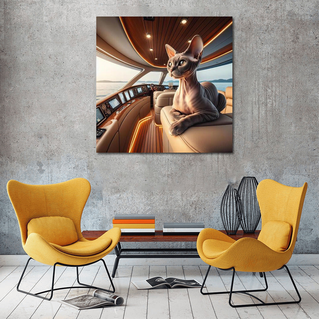 Devon Rex on a Yacht: Elegance and Luxury for the Interior