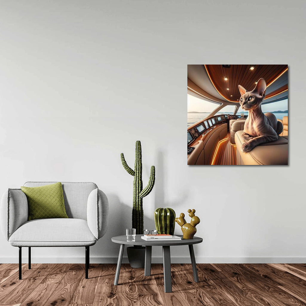 Devon Rex on a Yacht: Elegance and Luxury for the Interior