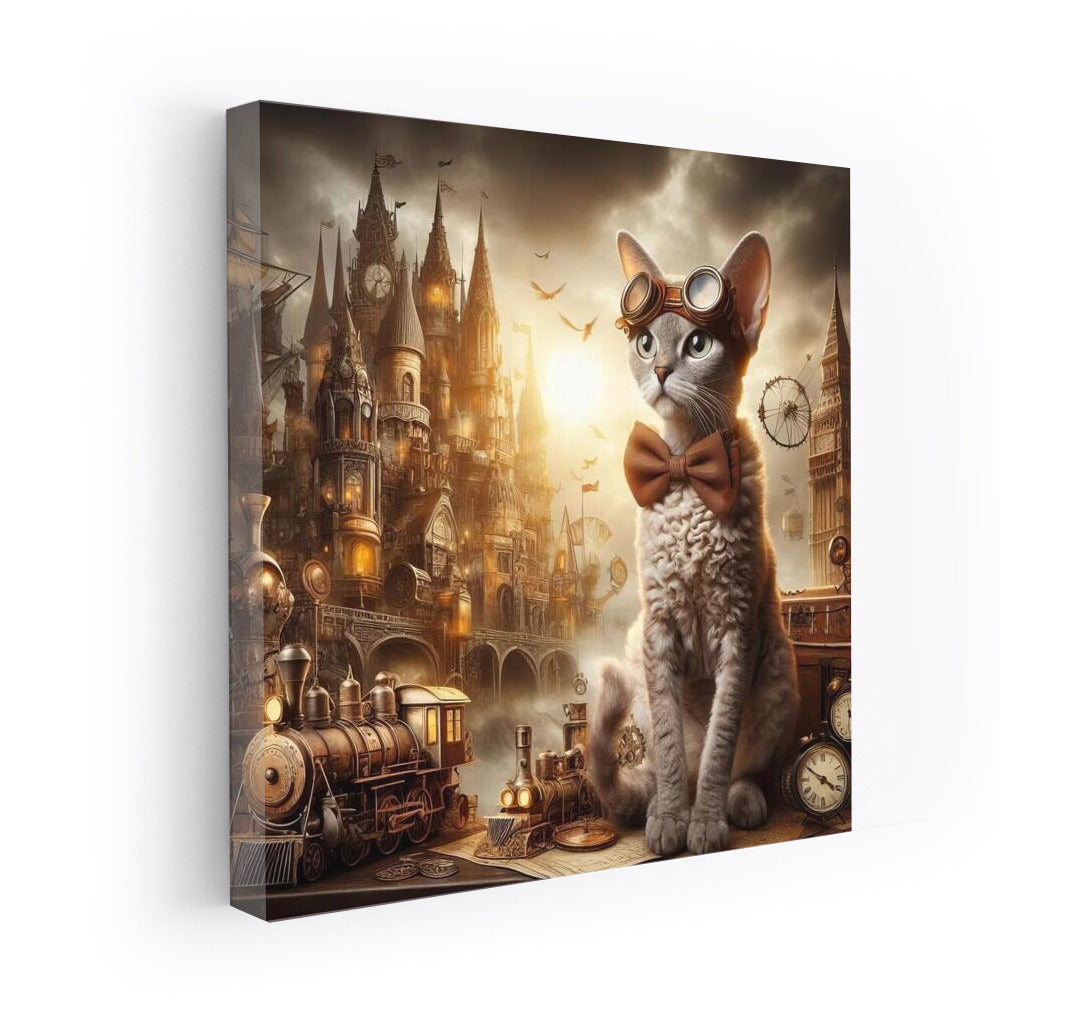Devon Rex in Steampunk Adventure: Mysterious Journey for Dreamers