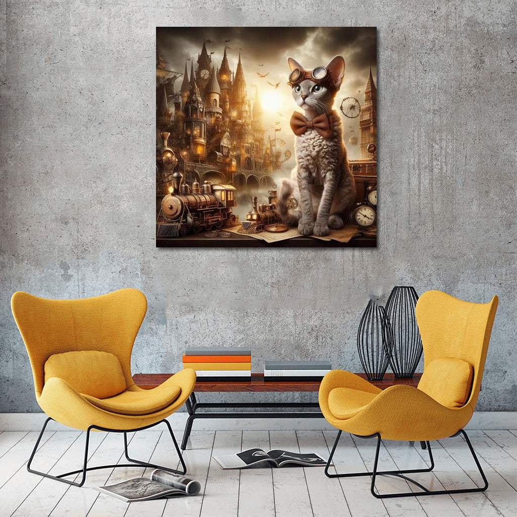 Devon Rex in Steampunk Adventure: Mysterious Journey for Dreamers