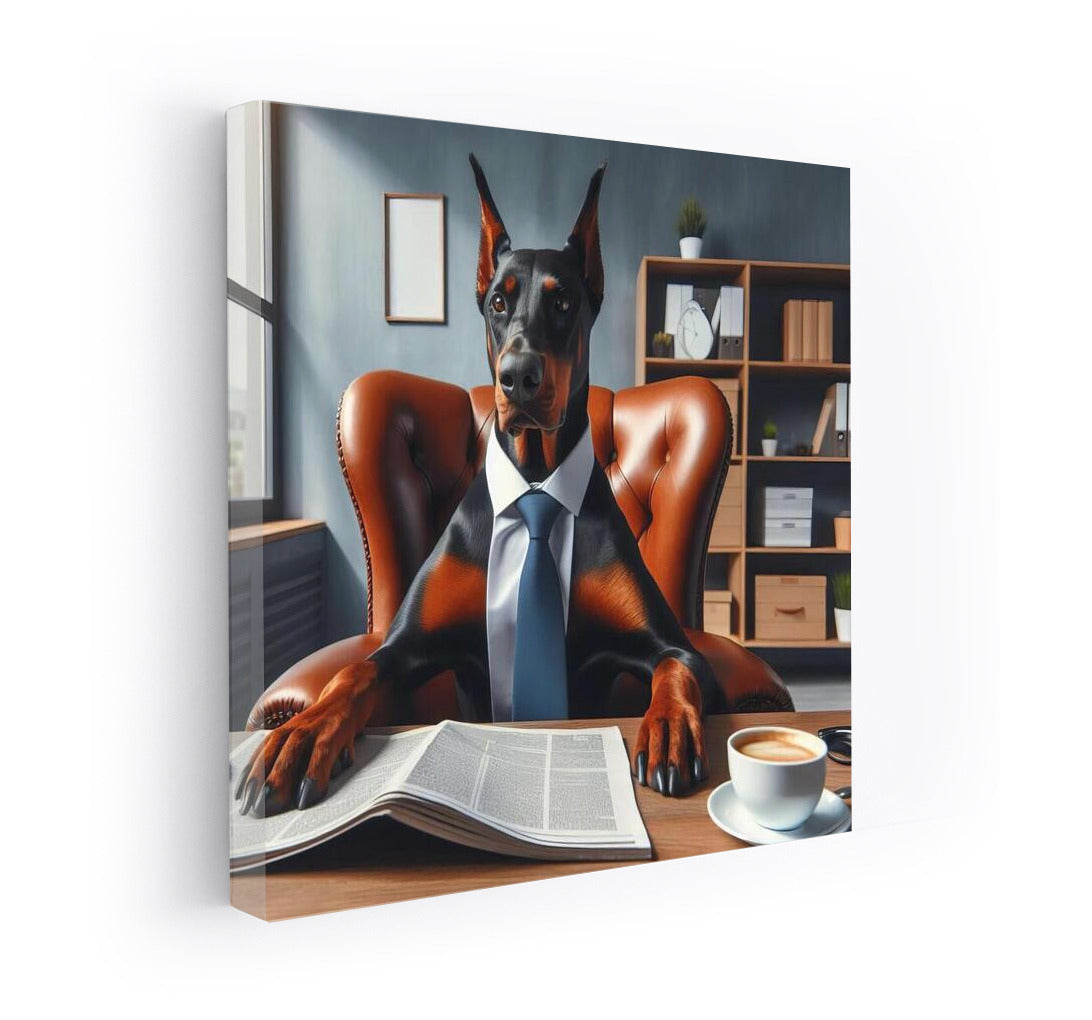 Doberman in the Office: Charismatic Style for the Interior