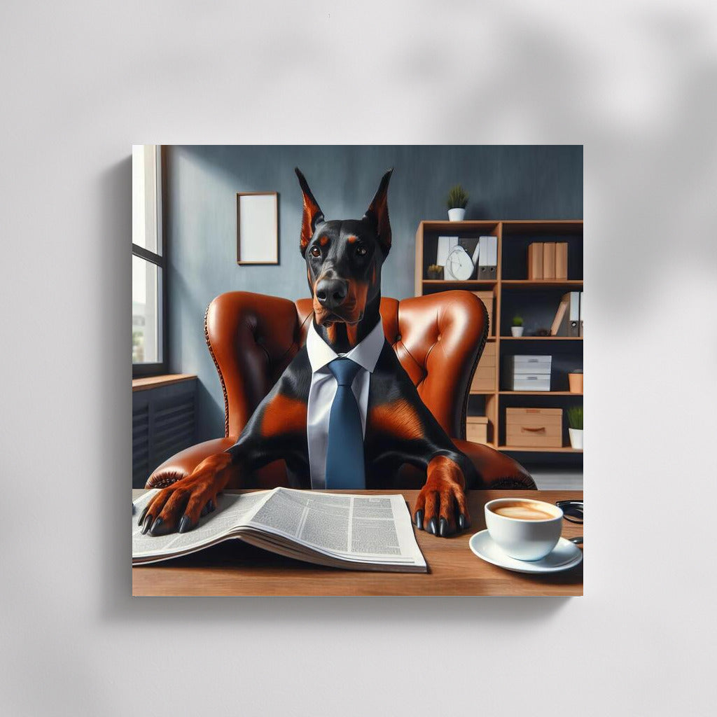 Doberman in the Office: Charismatic Style for the Interior