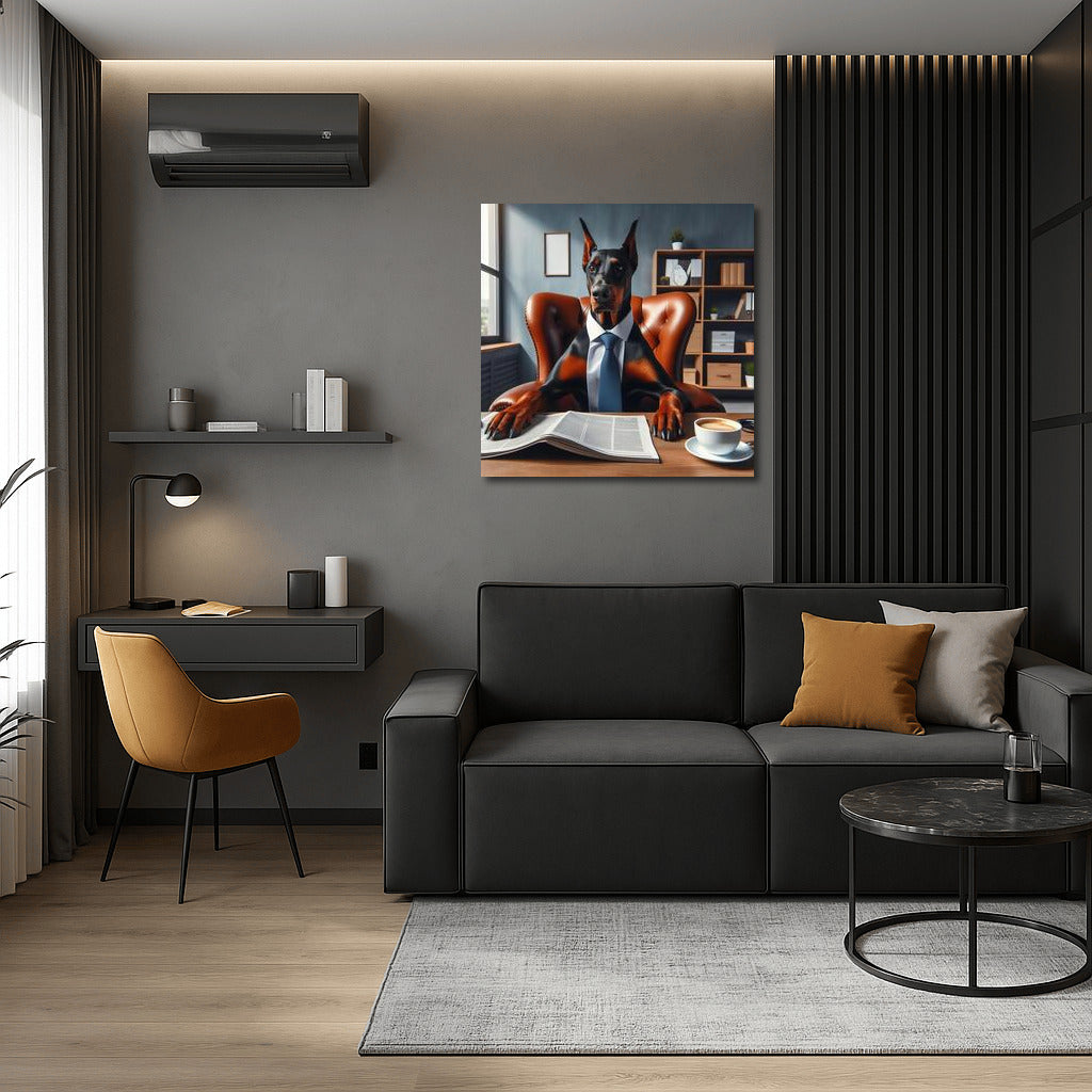 Doberman in the Office: Charismatic Style for the Interior