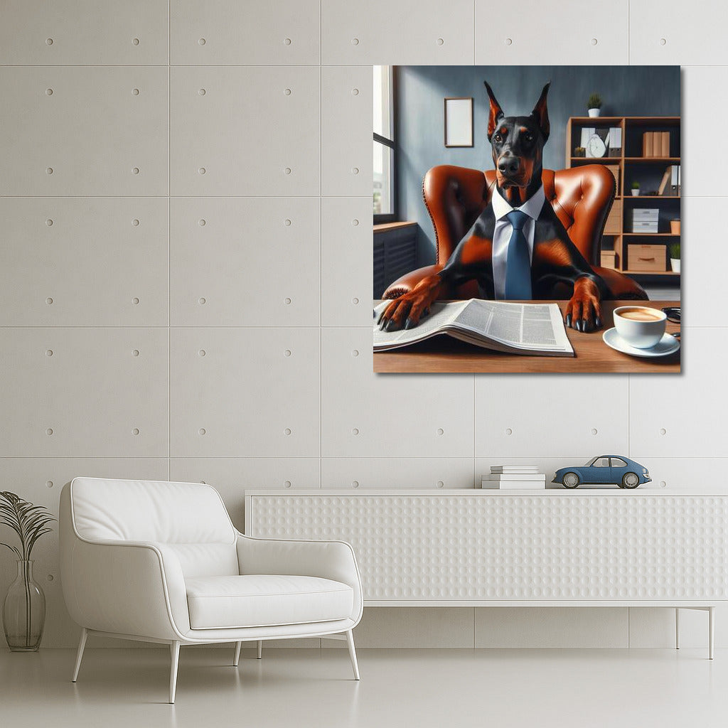 Doberman in the Office: Charismatic Style for the Interior