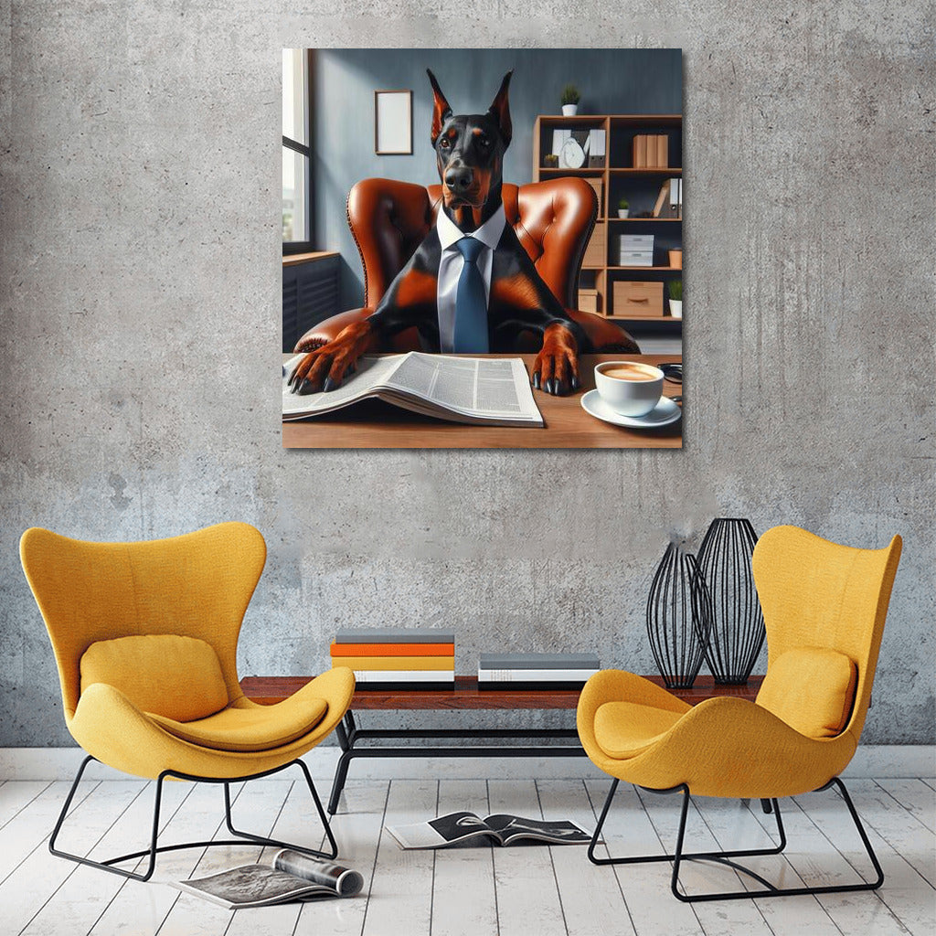 Doberman in the Office: Charismatic Style for the Interior