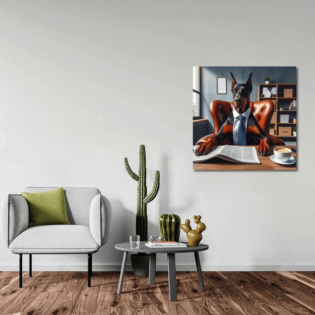Doberman in the Office: Charismatic Style for the Interior
