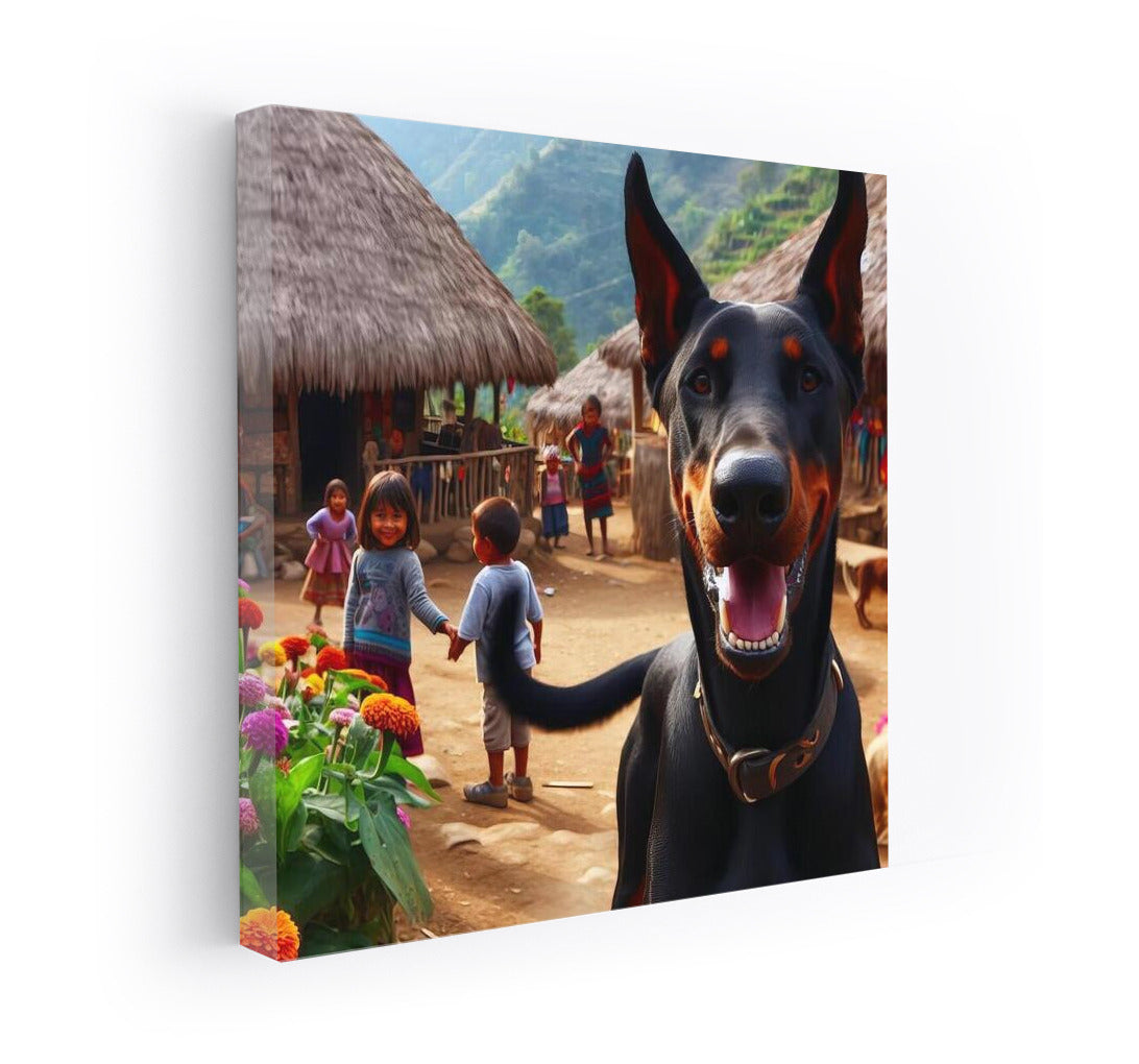 Doberman in the Village: Bright Moments of Rural Life