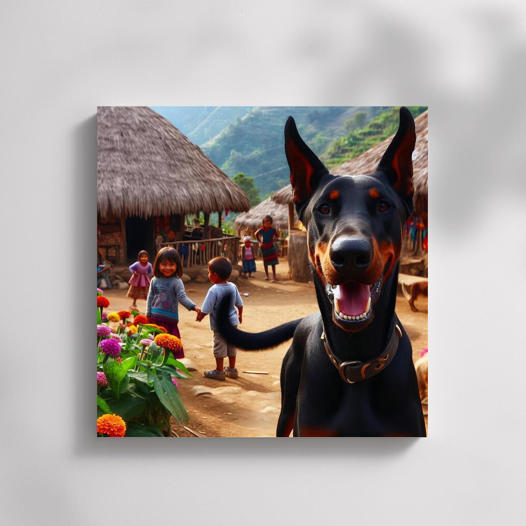 Doberman in the Village: Bright Moments of Rural Life