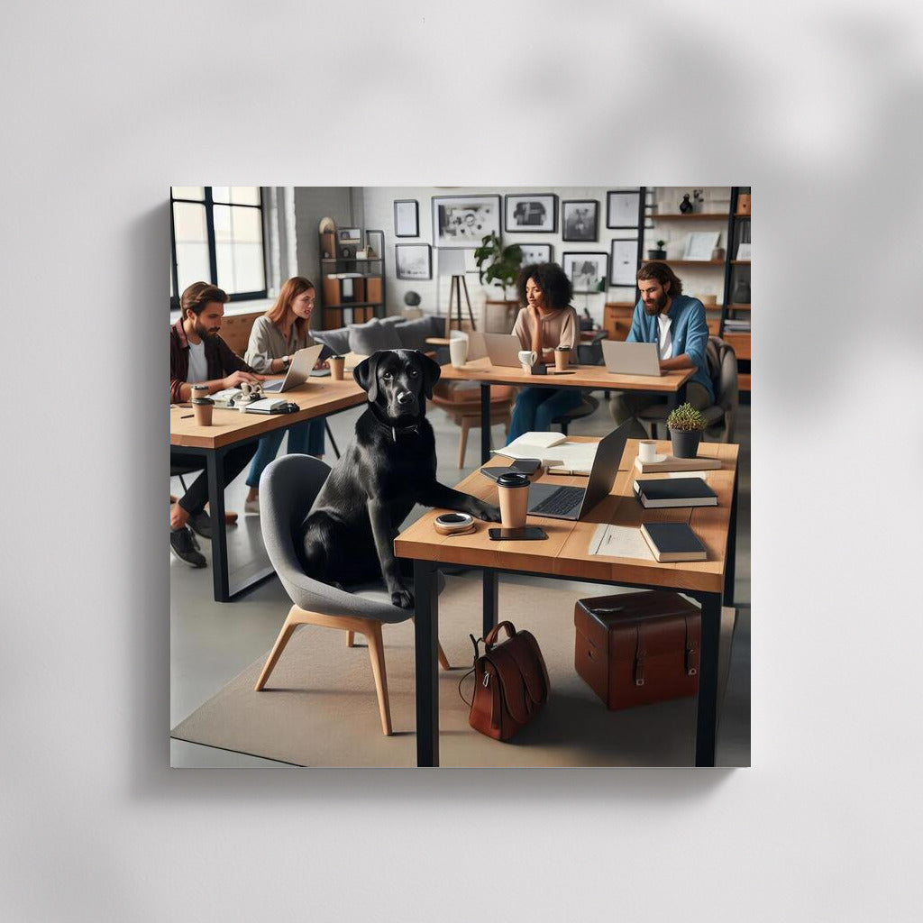 Dog Office Cozy: Dog Coworking Space 2 for Stylish Interior