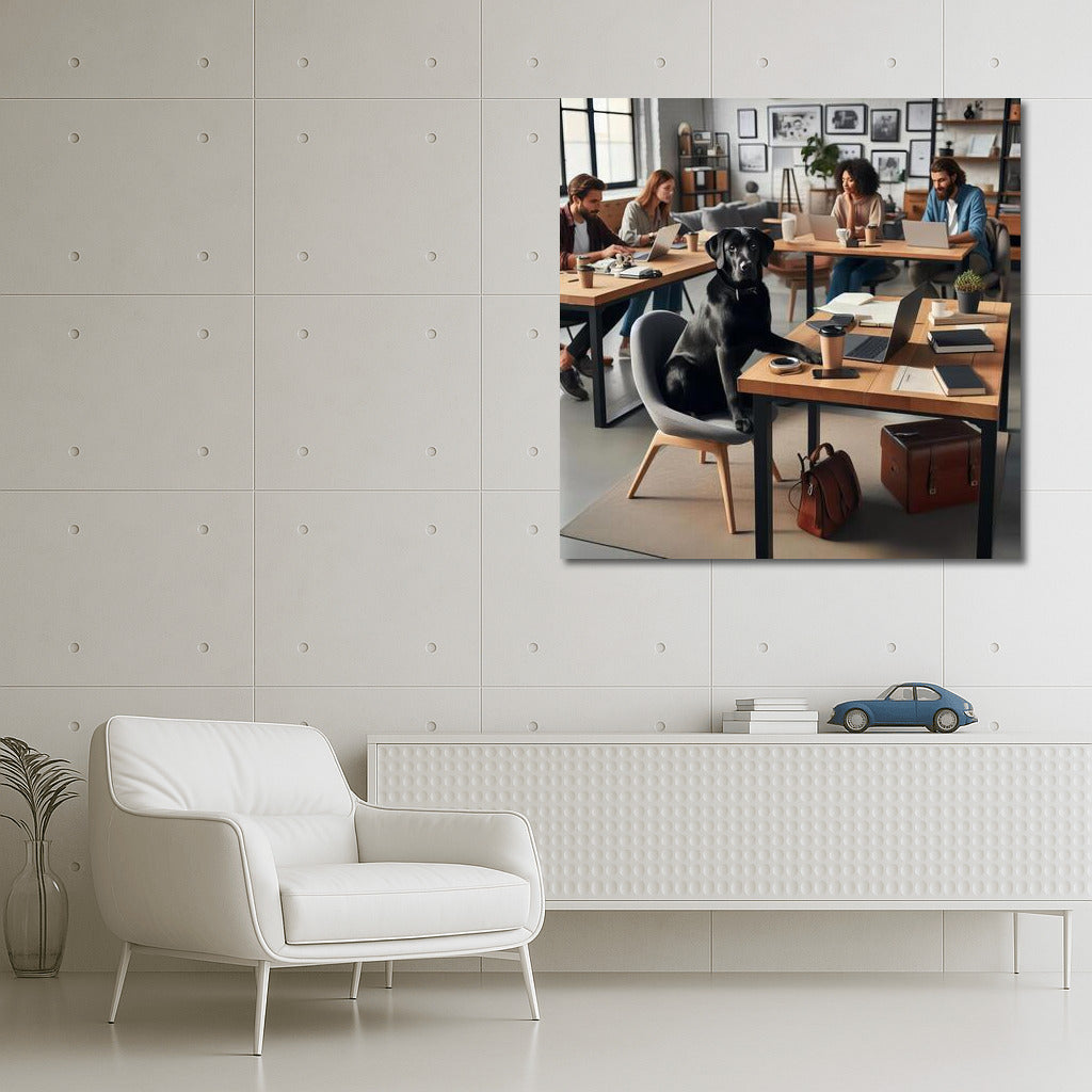Dog Office Cozy: Dog Coworking Space 2 for Stylish Interior