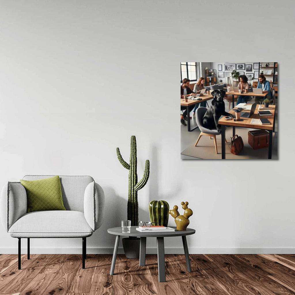 Dog Office Cozy: Dog Coworking Space 2 for Stylish Interior