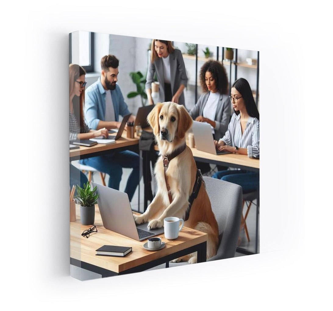 Creative Bulldog in the Office: Inspiration and Team Spirit