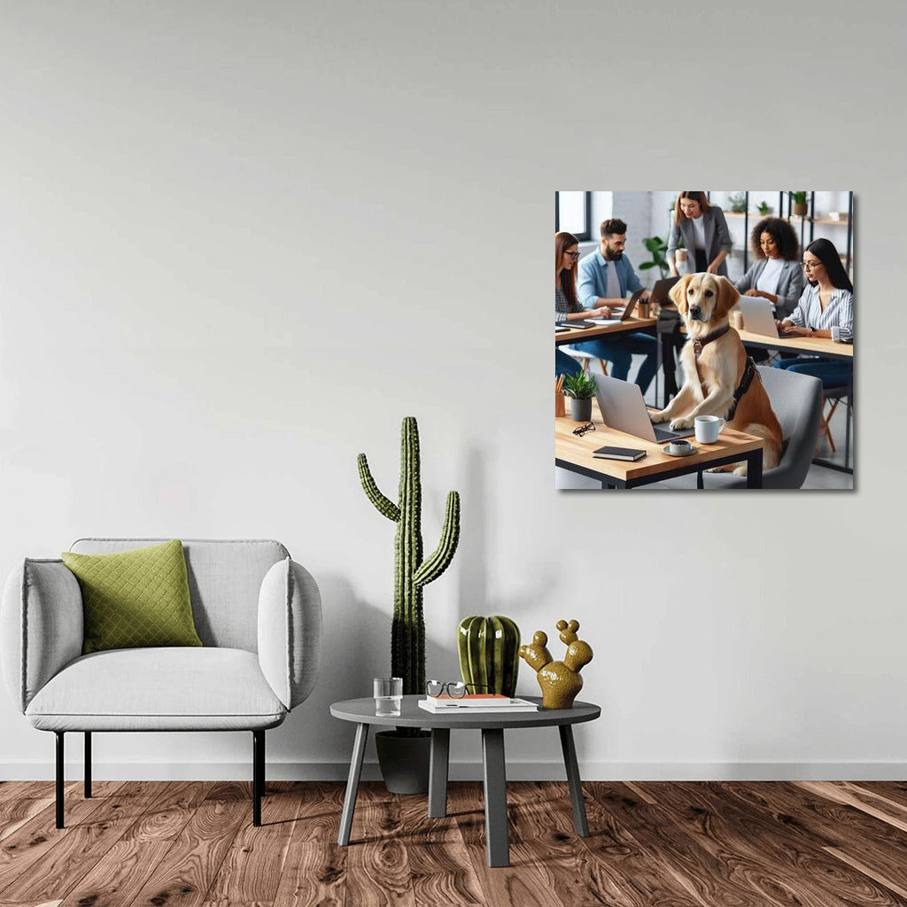 Creative Bulldog in the Office: Inspiration and Team Spirit