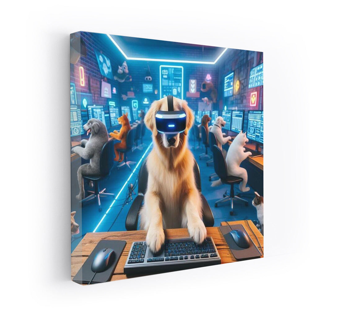 Gamers on Paws: Cyber Cafe 2 - Dogs in Virtual Reality