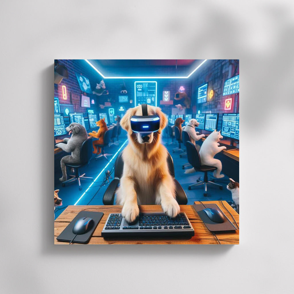 Gamers on Paws: Cyber Cafe 2 - Dogs in Virtual Reality