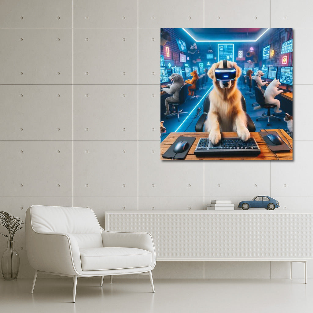 Gamers on Paws: Cyber Cafe 2 - Dogs in Virtual Reality