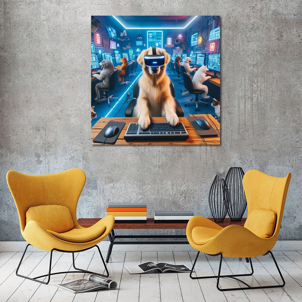 Gamers on Paws: Cyber Cafe 2 - Dogs in Virtual Reality