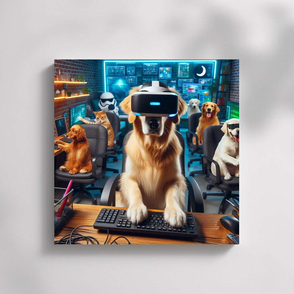 Dog Cyber Cafe: Programmers on Paws