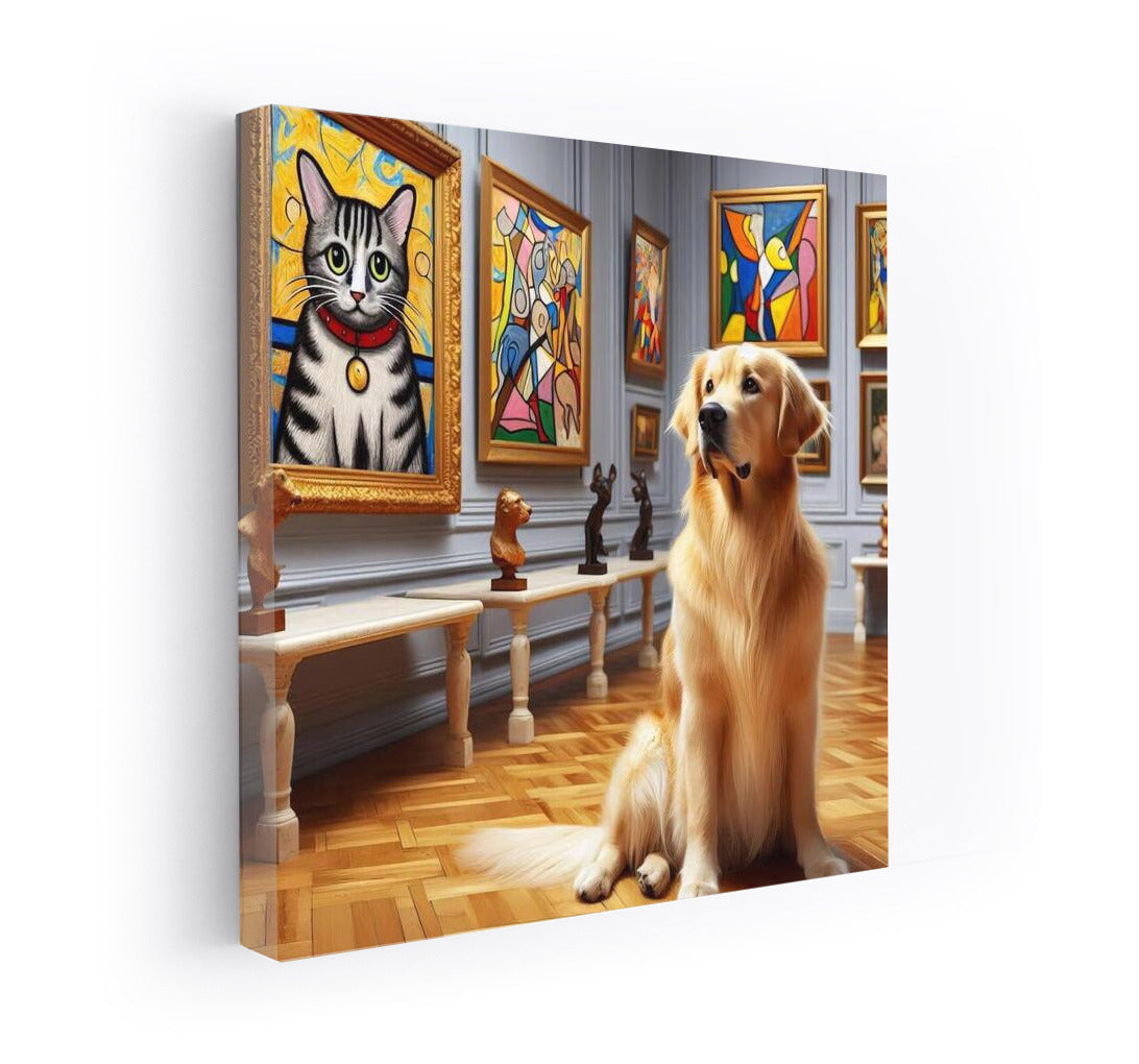 Gallery Gourmet: Dog in the World of Bright Canvases