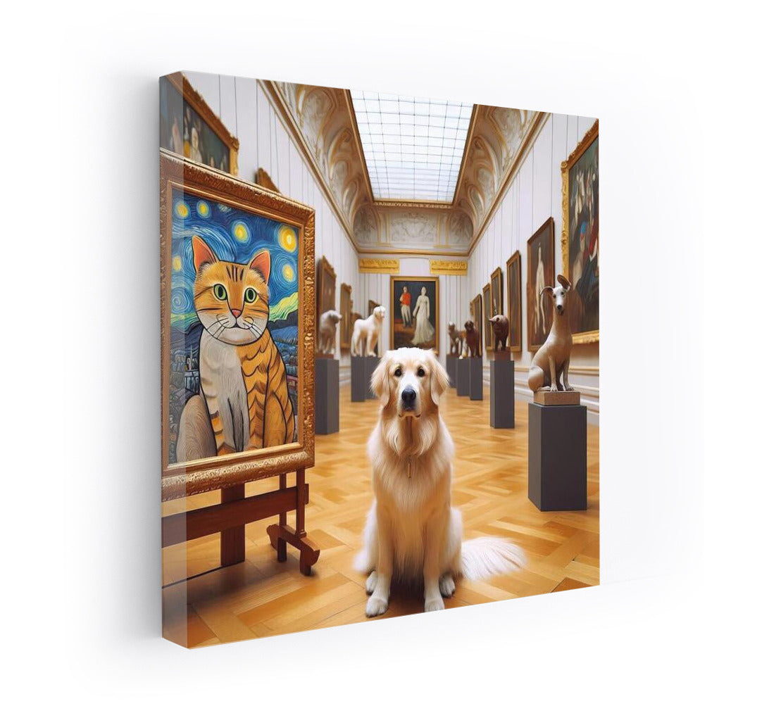 Inspired by Labrador in Art Gallery