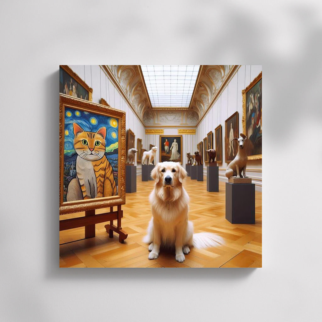 Inspired by Labrador in Art Gallery