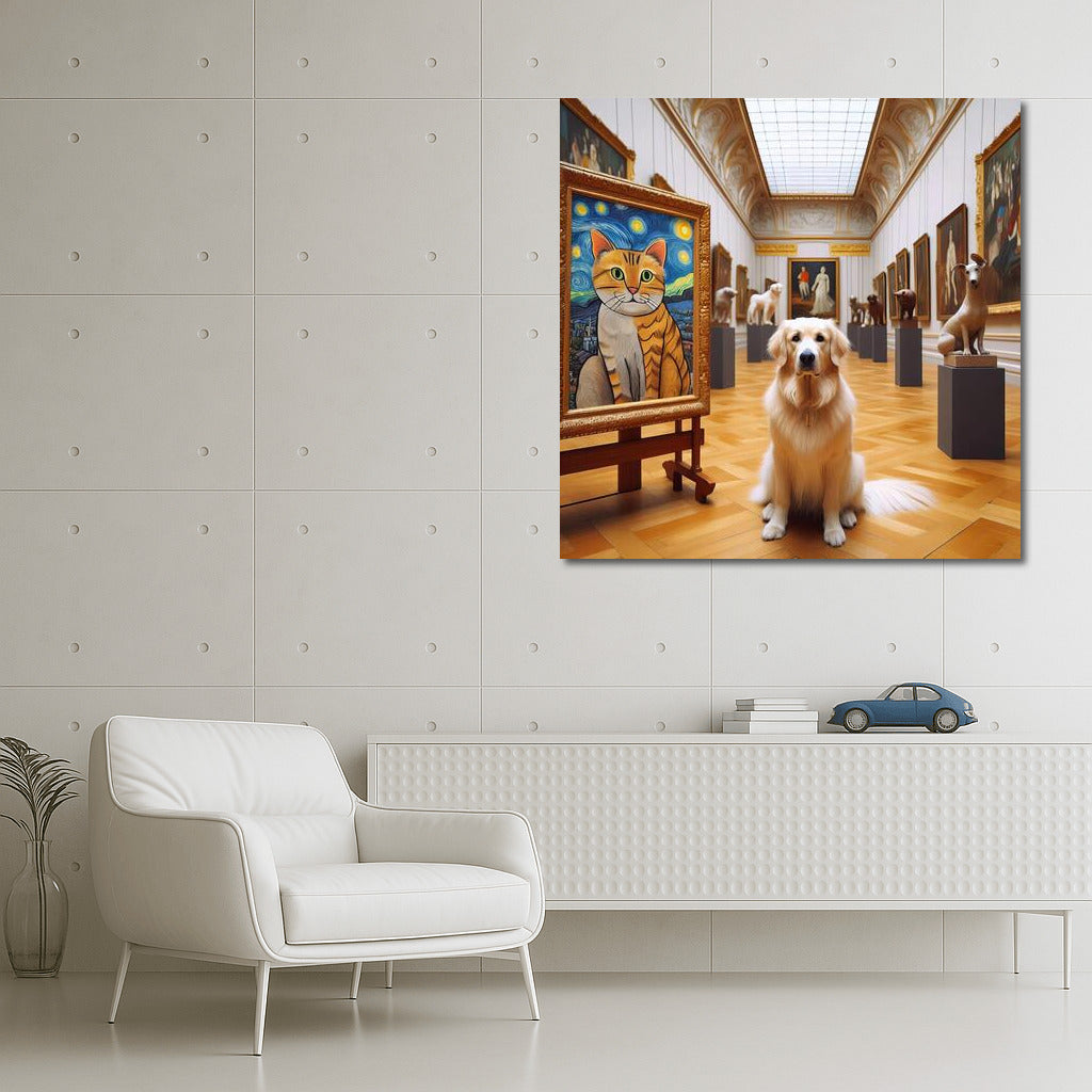 Inspired by Labrador in Art Gallery